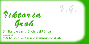 viktoria groh business card